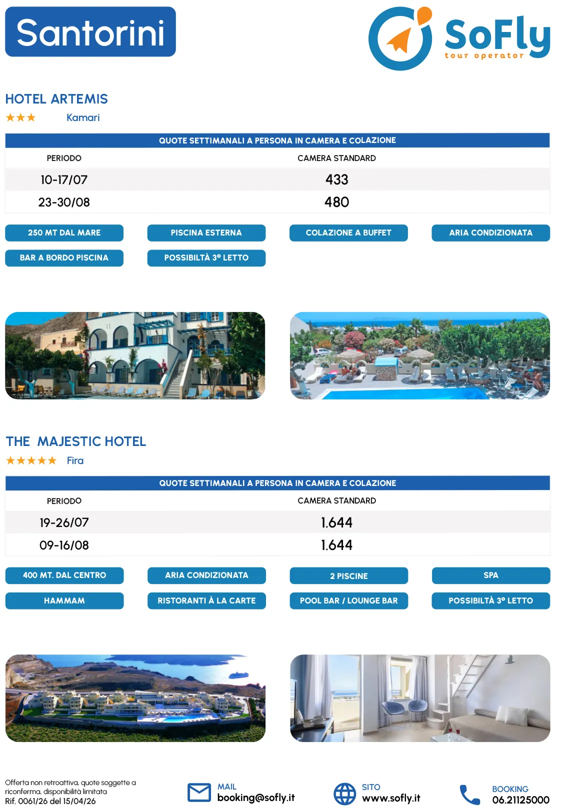 SPECIALE CICLADI SANTORINI