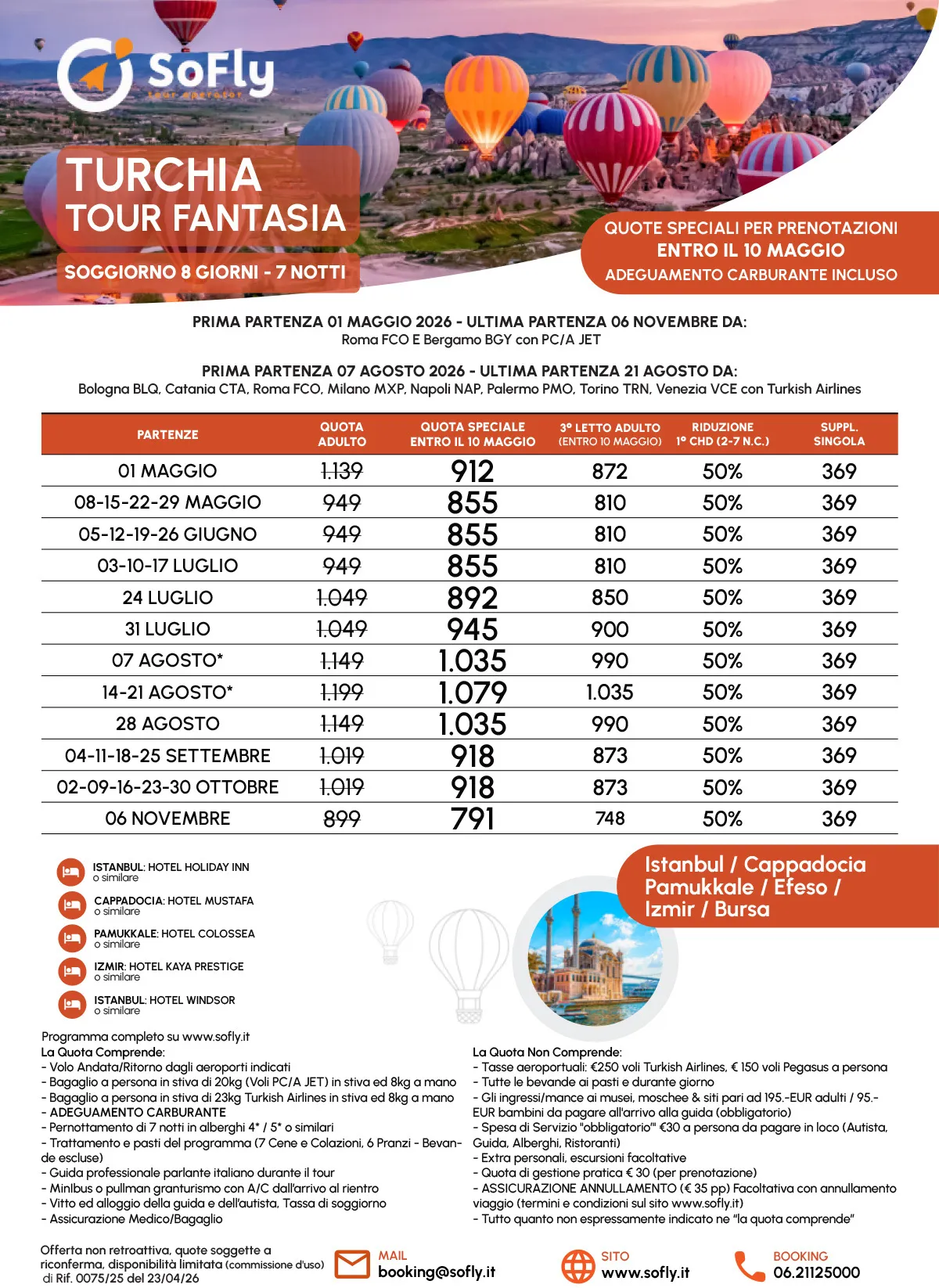 SPECIALE TURCHIA TOUR FANTASIA 