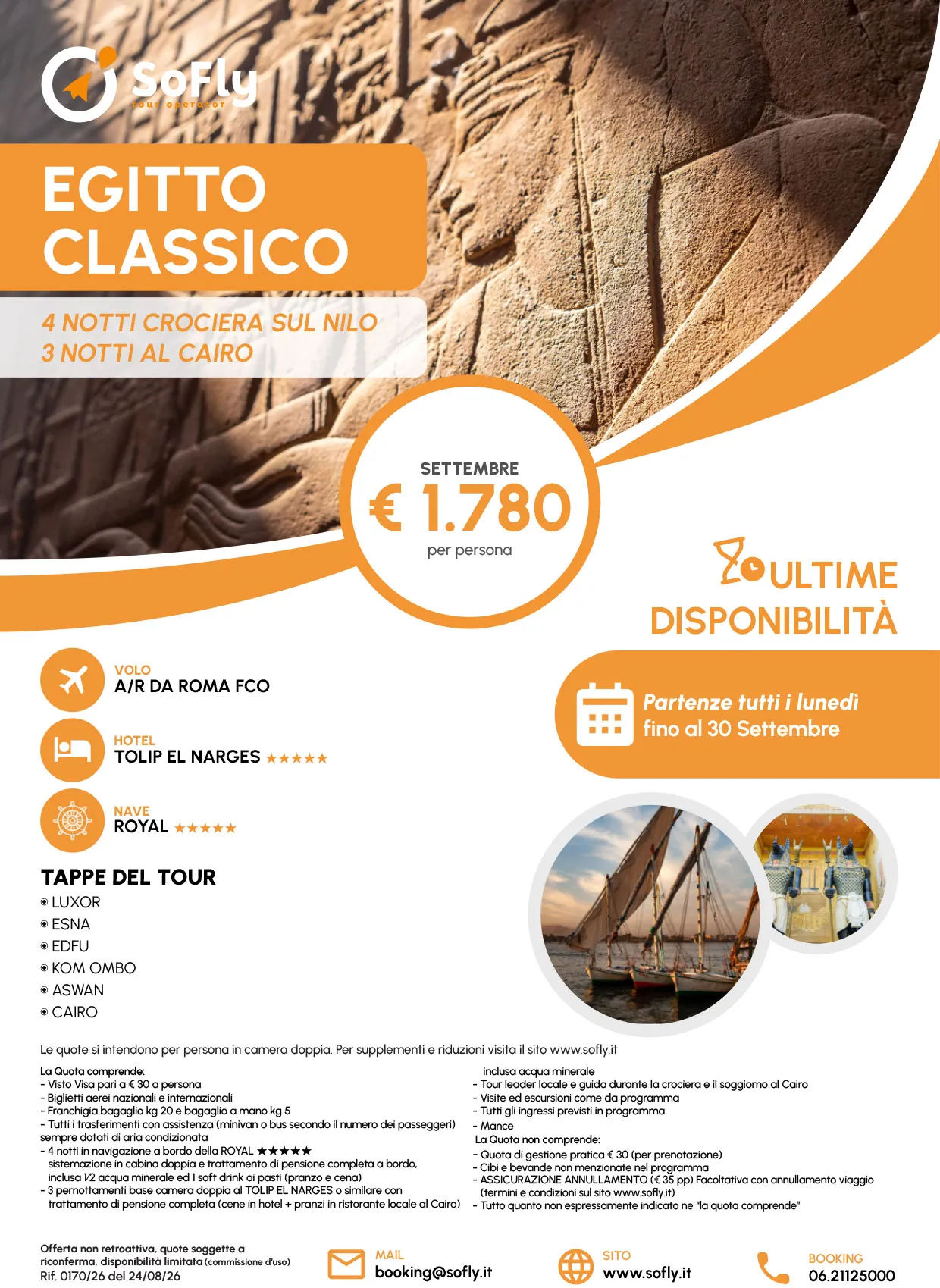 SPECIALE EGITTO CLASSICO  SUMMER '26