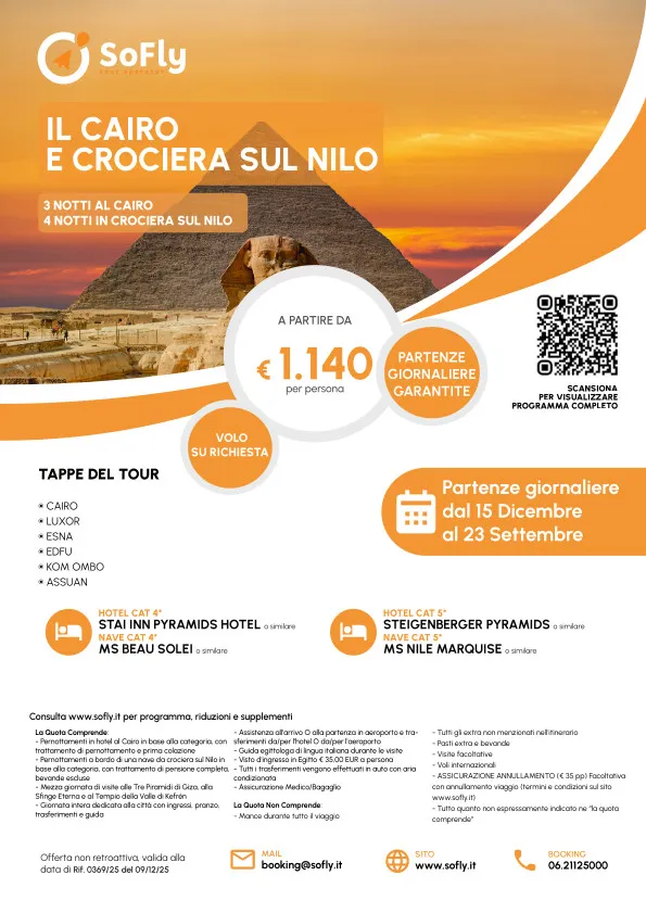 IL CAIRO E CROCIERA SUL NILO 