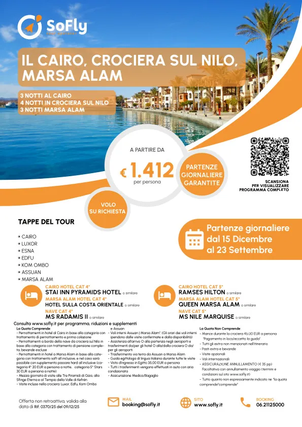 IL CAIRO CROCIERA SUL NILO E MARSA ALAM