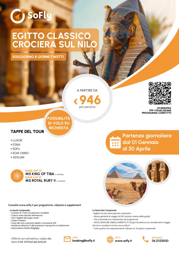 CROCIERA SUL NILO SPECIALE 7 NOTTI